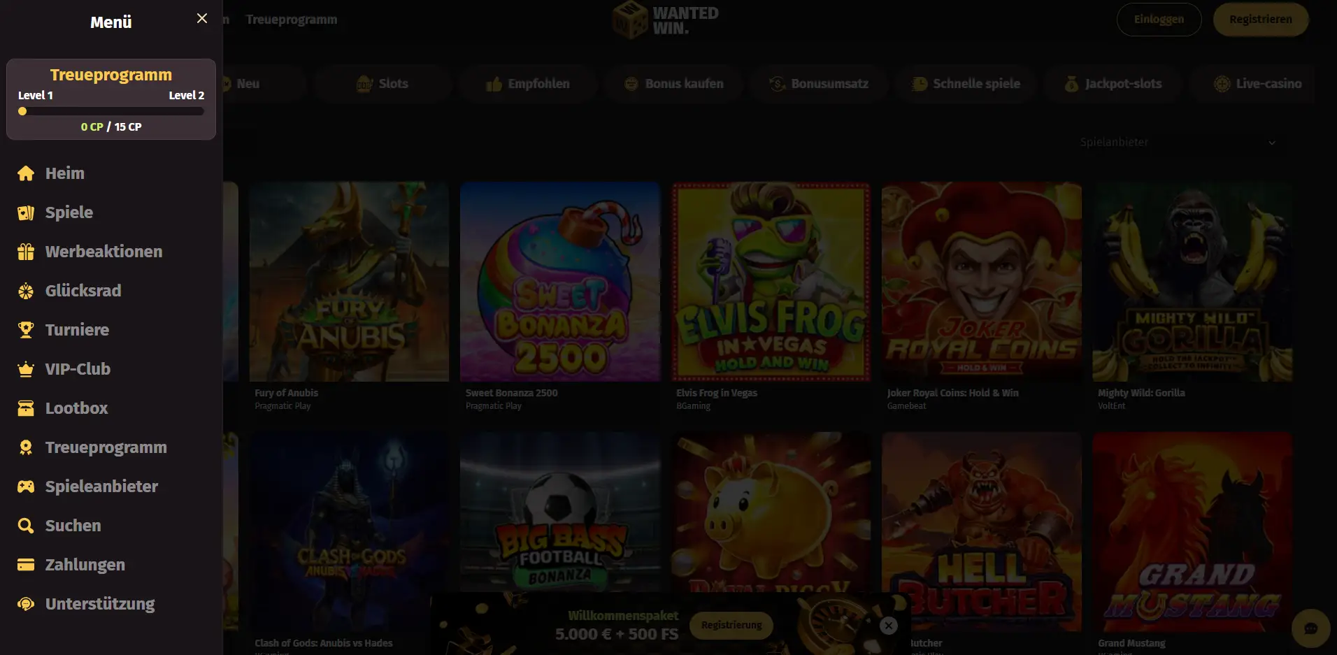 WantedWin Casino